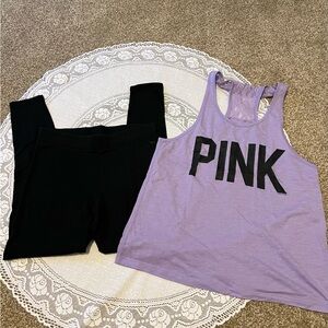 PINK Victoria’s Secret top & leggings